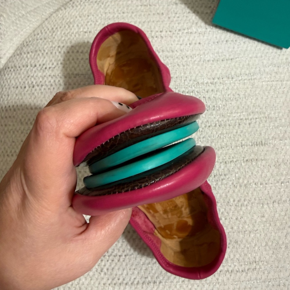 Tieks Fuchsia Ballet Flats - Picture 2 of 4